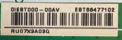KIT DE TARJETAS PARA TV LG 4K UHD HDR SMART TV / NUMERO DE PARTE MAIN EBT66477102 / EAX69083603 / FUENTE EAY65769201 / EAX69063801 / 65769201 / LGP75-20UI / PANEL NC750DQG-ABGR1 / MODELOS 75UN7370AUH / 75UN7370AUH.BUSFLKR / 75UN7370AUH.BUSFLOR - Imagen 3